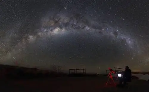 Звездные глаза в пустыне Атакама в Чили