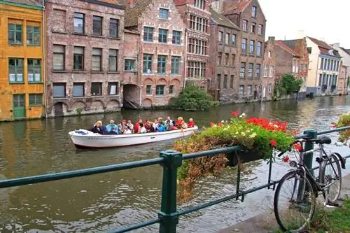 велосипедный и лодочный круиз Гент