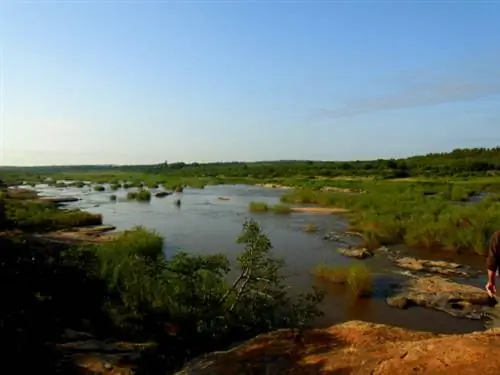 Одна из рек, где прятались крокодилы