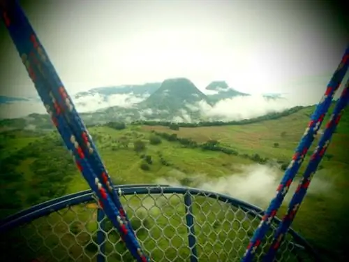 Путешествие на воздушном шаре в Антиокии, Колумбия