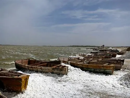 розово-соленое озеро