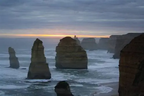 Австралийские Двенадцать Апостолов на закате, еще одно чудо природы