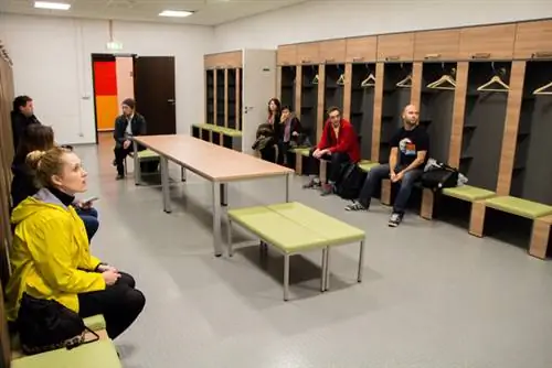 Раздевалка стадиона PGE Arena Gdansk