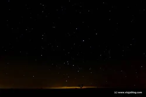 Небо Вальядолида рядом с астрономическим центром Тьедра