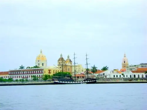 Картахена-де-Индиас из Карибского моря