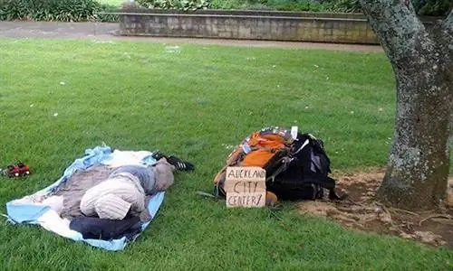Ночь на свежем воздухе в Новой Зеландии