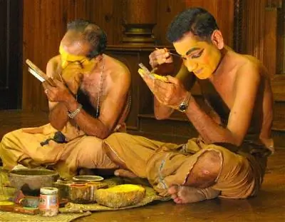 Катхакали, театр, религия и мимов в форте Кочин