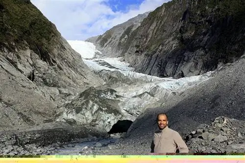 Ледник Франца-Иосифа на Южном острове Новой Зеландии