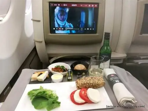 Закуска бизнес-класса Turkish Airlines