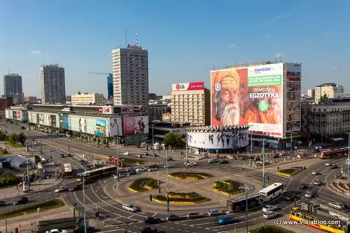 Виды из номера гостиницы Метрополь в Варшаве Виды из номера гостиницы Метрополь в Варшаве
