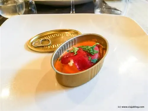 Перец Пикильо, фаршированный креветками, Лас Урдес, Касерес, Эстремадура