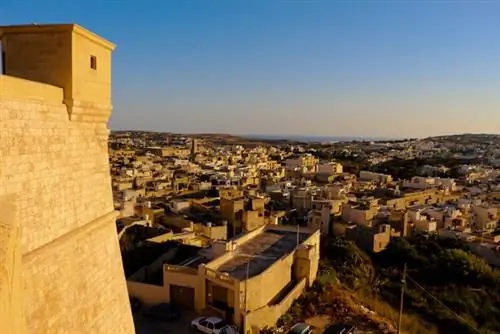 Виды из Цитадели в Виктории, Гозо, Мальта