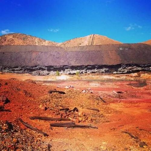 Марсианский пейзаж шахт Рио Тинто в Уэльве