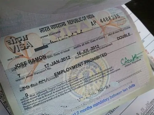Виза в Индию