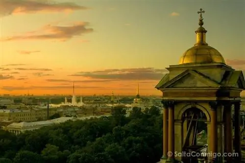 Закат в Санкт-Петербурге