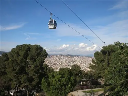 Канатные дороги Барселоны: информация о двух канатных дорогах, проходящих над городом