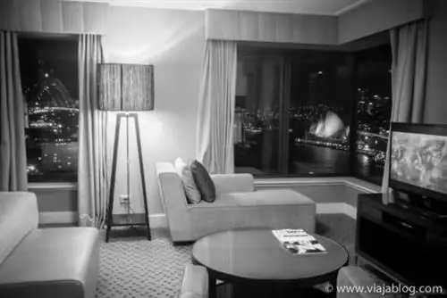 Интерьер полулюкса с полным видом на гавань, отель Four Seasons, Сидней, Австралия