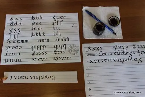 Мастерская каллиграфии Мигеля Делибеса Центр e-Lea Уруэнья Вальядолид