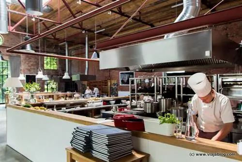 Открытые пространства ресторана Warszawa Wschodnia в Варшаве