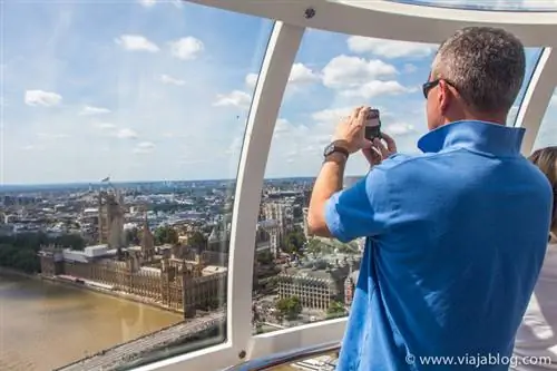 Виды из капсулы Coca Cola London Eye, Лондон