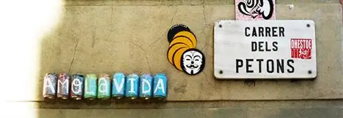 Романтическая Барселона: Carrer dels Petons