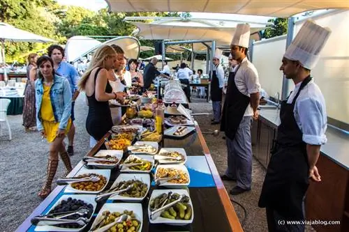 Шведский стол Международный музыкальный фестиваль Castell de Peralada