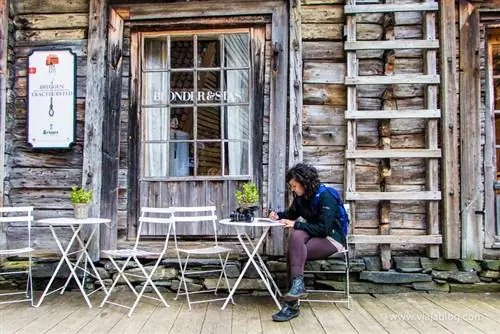 Уголок в Брюггене, Берген, Норвегия