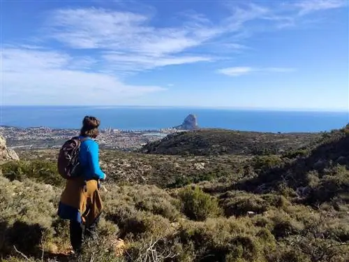 Виды на маршрут Кальпе Сьерра-де-Орта