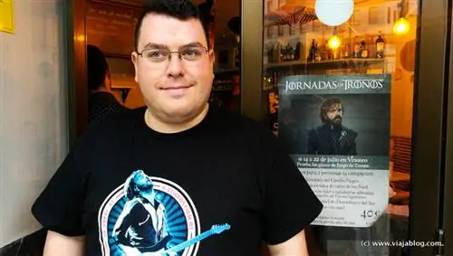 Хуанхо Сима, фанат «Игры престолов» и организатор Дней престолов, ресторан Vinoteo