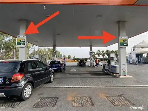 Заправка на Сицилии