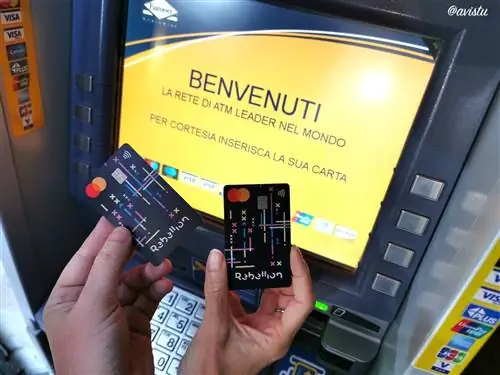 Бесплатная предоплаченная карта Rebellion в банкомате Сицилия, Италия