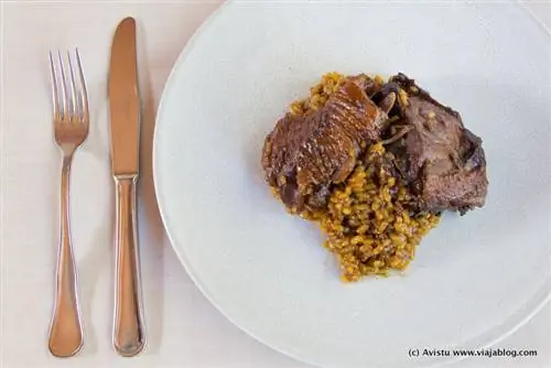 Ресторан La Salgar, блюдо Питу Калеи