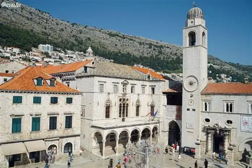 Площадь Луза в Дубровнике