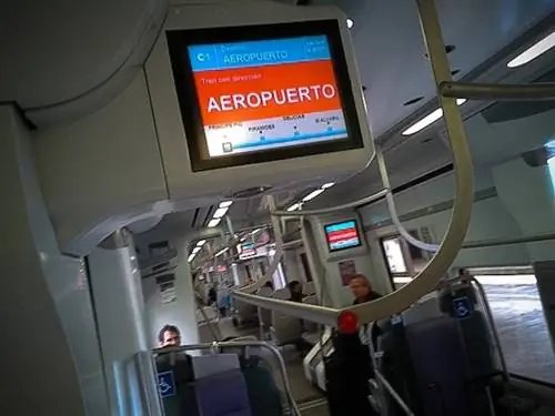 Поезд RENFE Cercanías Мадридский аэропорт Барахас