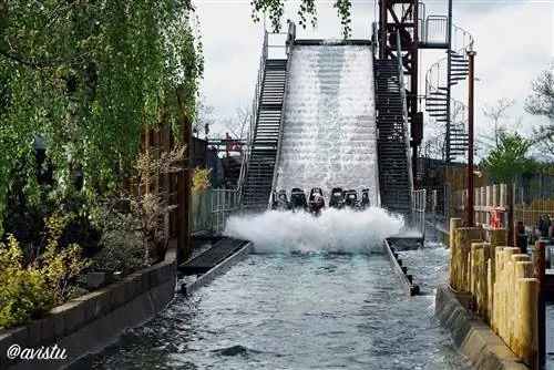 Один из водных аттракционов Леголенда в Биллунде.