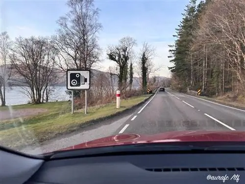 Предупреждение о контроле скорости радара