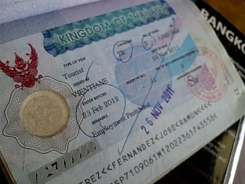 Виза для поездки в Таиланд