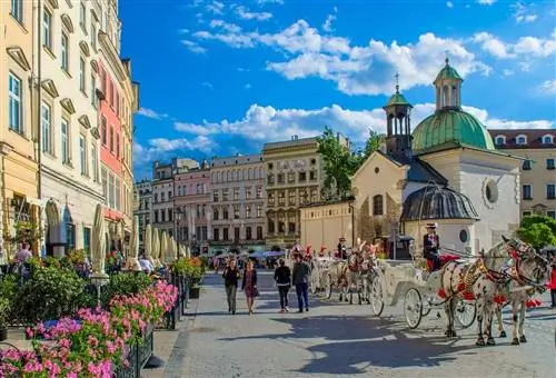 рыночная площадь в Кракове