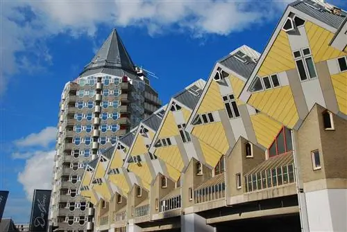 Любопытные кубические дома Роттердама