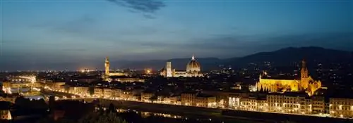 Панорамный вид на Флоренцию с площади Микеланджело.
