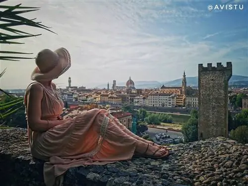 Виды на исторический центр Флоренции]