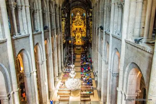 Вид с трибуны собора Сантьяго-де-Компостела