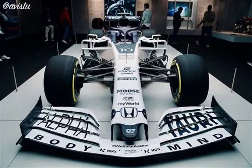 Формула 1 Alpha Tauri AT01 от Пьера Гасли F1 Выставка Фото Avistu