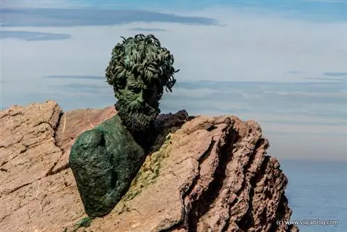 Бюст Филиппа Кусто, Музей Якоря, Кастрильон, Астурия