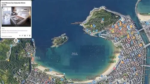 Расположение отеля Mercure Monte Igueldo в Сан-Себастьяне