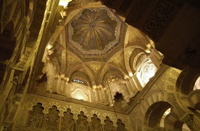 One of the domes of the Mezquita, Cordoba, Spain