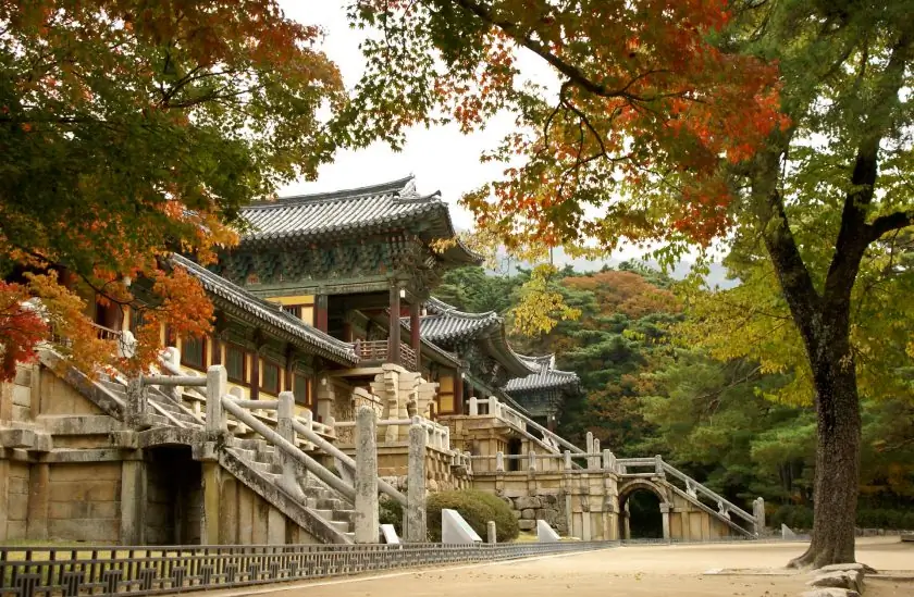 Булгукский буддийский храм, Кенджу, Южная Корея