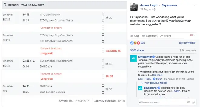 Skyscanner, 47 лет Skyscanner, 47 лет