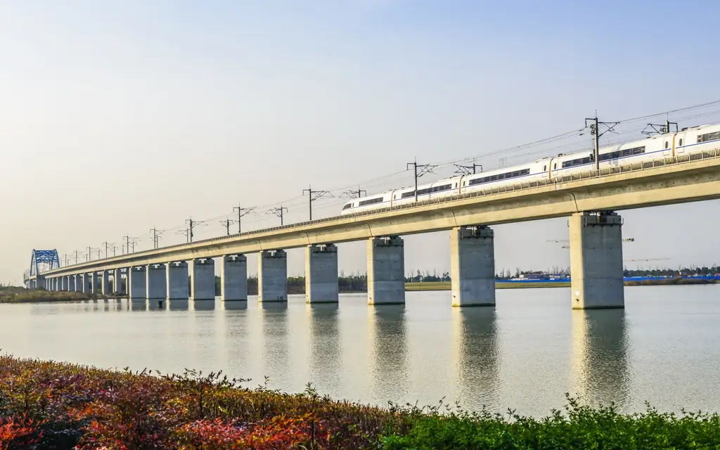 Большой мост Даньян-Куньшань, Цзянсу, Китай