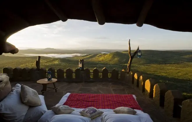 Взгляд на галактику со звездного ложа, Кения